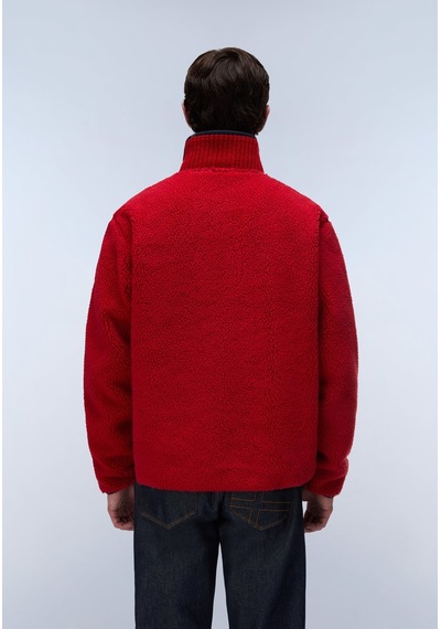 Napapijri T-archive Fleece Hz Erkek Polar-33984 Kırmızı