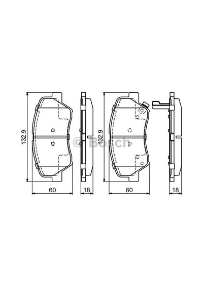 BOSCH 986494691 ÖN BALATA HYUNDAI ELANTRA (11-15)I30 (12-16) CEED