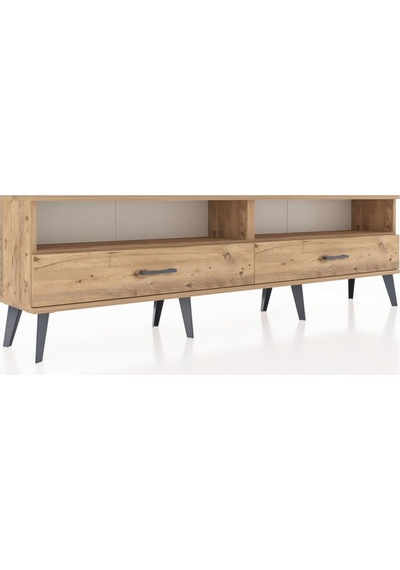 Arges Tv Ünitesi 2 Raflı 2 Çekmeceli 176x30x51 Çam-çam/çam Atlas Çam/atlas Çam Arges Tv Ünitesi 2 Raflı 2 Çekmeceli 176x30x51 Çam-çam/çam Atlas Çam/atlas Çam