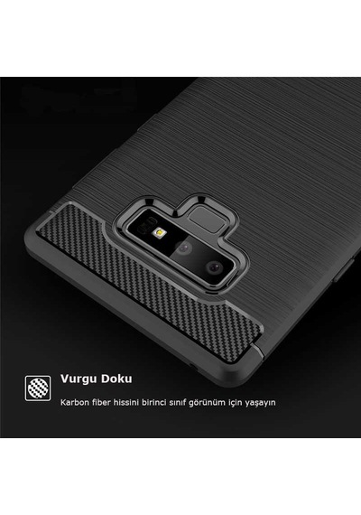 Galaxy Note 9 Kılıf Zore Room Silikon Kapak Gri