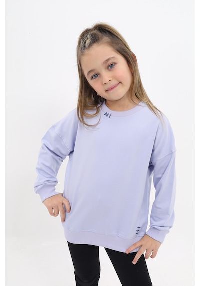 Toontoy Kız Çocuk Sweatshirt Koyu Mavi
