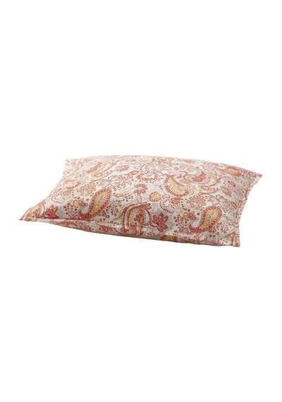 Ikea Rodgersıa Yastık Kılıfı 50 X 60 Cm Beyaz - Pembe