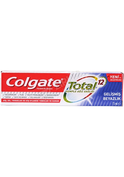 5 Adet Colgate Total Gelişmiş Beyazlık Diş Macunu 75 Ml