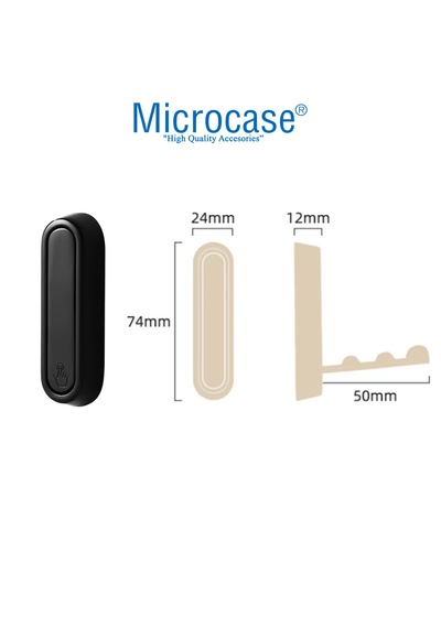 Microcase Çinko Kaplama Bas Açıl Pratik Askılık Anahtar Şapka Eşya Havlu Vb Askılık - Al5182 2 Adet Gri
