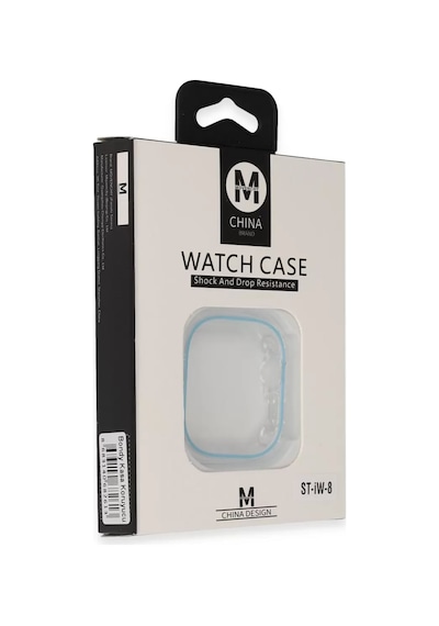Movenchy Apple Watch Uyumlu  45mm Bondy Kasa Koruyucu - Sierra Blue Diğer