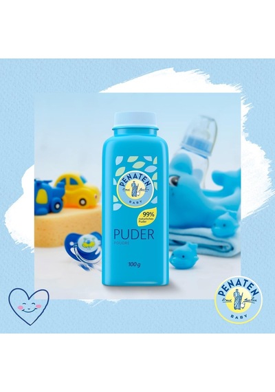 Aloe ve E Vitamini İçeren Doğal Bebek Pudrası 1 x 100 G - Hassas Ciltleri Muhafaza Eder, Nemi Emer Ve Cildi Kuru Tu