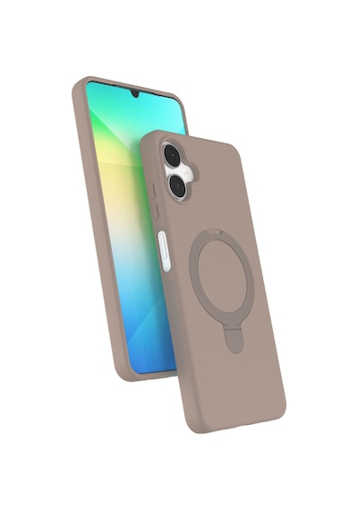 Samsung Galaxy A06 Uyumlu Regal Magsafe Standlı Kapak - Çöl Titanyum