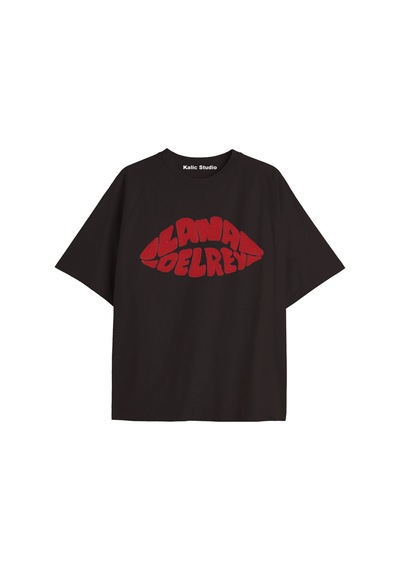 Kalic Studio Lana Del Rey Oversize T-shirt Kod45 Siyah-45