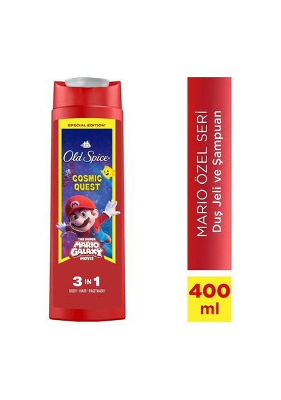 Cosmic Quest Erkekler İçin Duş Jeli Ve Şampuan 400 Ml Diğer