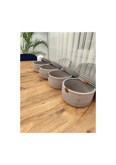 Jüt,hasır,4 Lü Kapaklı Sepet, Özel Tasarım, Çok Amaçlı Düzenleyici Organizer,sepet 25x23x21x18 Gri Antrasit Gri Antrasit Jüt,hasır,4 Lü Kapaklı Sepet, Özel Tasarım, Çok Amaçlı Düzenleyici Organizer,sepet 25x23x21x18 Gri Antrasit Gri Antrasit
