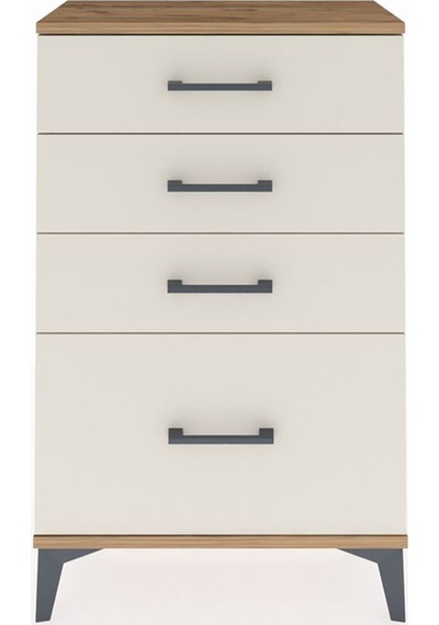 Arges Komodin 4 Çekmeceli 60x30x96 Çam-aytaşı Çam