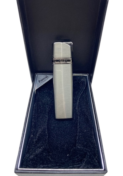 Aomai Slim Gazlı Pürmüzlü Çakmak Füme 809144