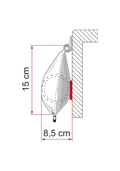 Fiamma CaravanStore XL 2.80 x 2.50 Beyaz Torba Tipi Tente