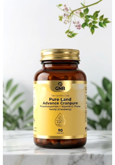 Gnb Pure Land Advance Cranpure Proantosiyanidin + Vitamin C + Turna Yemişi Cranberry 90 Kapsül