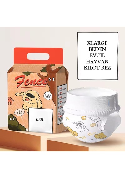 Zvnm Xlarge Beden Evcil Hayvan Kilot Bez - Ultra Emici - Hızlı Kuruyan Zcv12