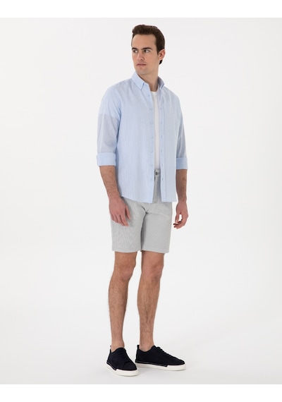 Pierre Cardin Erkek Gri Şort / Bermuda 50305289-vr024 Gri