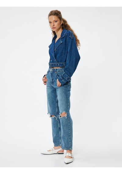 Koton Normal Bel Düz Paça Yıpratılmış Kot Pantolon - Straight Fit Jeans Orta İndigo 5wal40056md İndigo Koton Normal Bel Düz Paça Yıpratılmış Kot Pantolon - Straight Fit Jeans Orta İndigo 5wal40056md İndigo