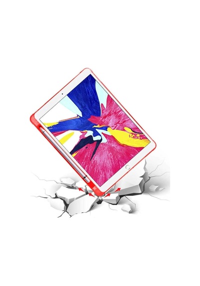 Apple Uyumlu iPad Pro 12.9 Inç 5. Ve 6. Nesil 2021 / 2022 M2 Çip Kalem Bölmeli Standlı Silikon Kılıf Kılıf