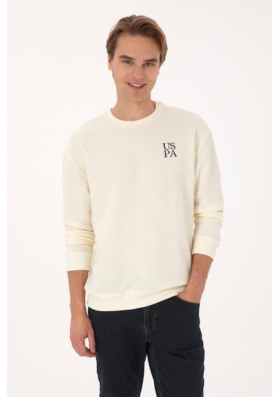 U.s. Polo Assn. Erkek Sweatshirt 50310006-vr256 İnci