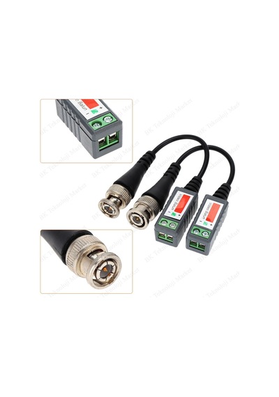 CCTV Kamera Video Balun 1 kanal Pasif Video Alıcı/Verici