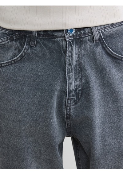 Lcw Jeans Gri Loose Fit Erkek Jean Pantolon