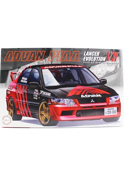 Fujimi Id-307 04762 1/24 Ölçek, Mitsubishi Advan-piaa Lancer Evolution Vıı, Yarış Aracıplastik Model Kiti