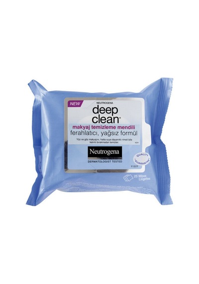 3 Adet Neutrogena Deep Clean Makyaj Temizleme Mendili 25'li