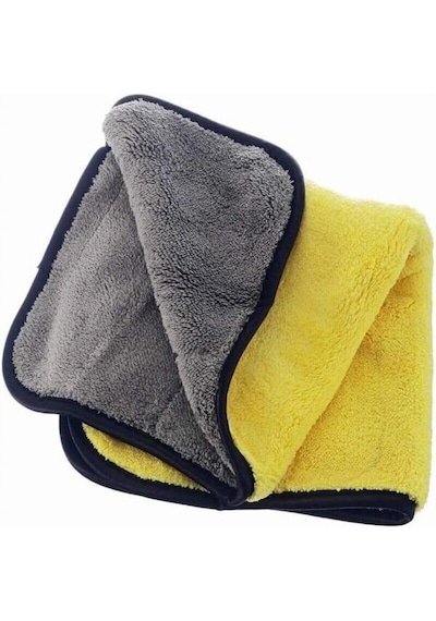 Nobera Profesyonel Oto Kurulama Bezi 750 Gsm Çift Taraflı Süper Emici Mikrofiber Bez 50x70 Cm Araç Cam Toz Temizlik Bezi