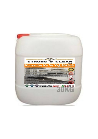 Strong&Clean Yağ Çöz Konsantre 30 KG