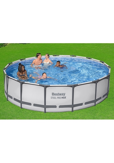 Bestway Steel Pro Max 56488 Prefabrik Yer Üstü Havuz Seti 4,57 M X 1,07 M