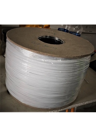 Pvc Kaplı İnce Bağteli Klips Beyaz 17 Cm Kesilmiş 500 Gram
