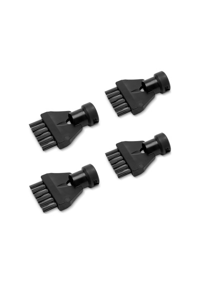 Derz Fırçası Seti, 4 Fırçalı, Tüm Sc Easyfix Ve Deluxe Buharlı Temizleyiciler İçin, Siyah