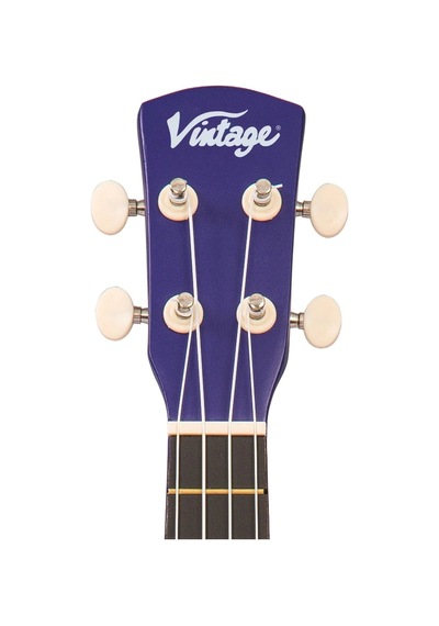 Vintage Laka Rainbow Soprano Ukulele - Indigo