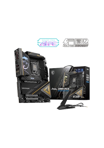 MSI MEG Z890 ACE Intel Z890 9200 MHz (OC) DDR5 Soket 1851 ATX Anakart