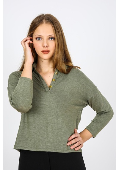 Alexandergardı Polo Yaka Uzun Kol T-shirt B21-21300 001
