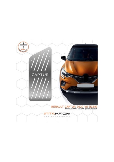 Renault Captur Krom Ayak Dinlendirme Pedalı 2020 Ve Üzeri