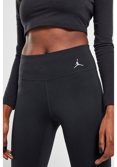 Nike Jordan Dri Fit Sport Legging Logo Black Wpmen's Tight Kadın Cepli Spor Tayt Siyah Siyah