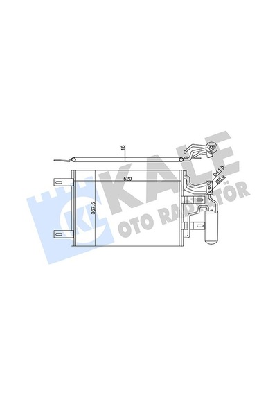 Kale Klıma Radyatoru Opel Merıva A Z16let Y13dt Z13dt Z13dtj Z17dth Kurutucu Ile Klr-350655