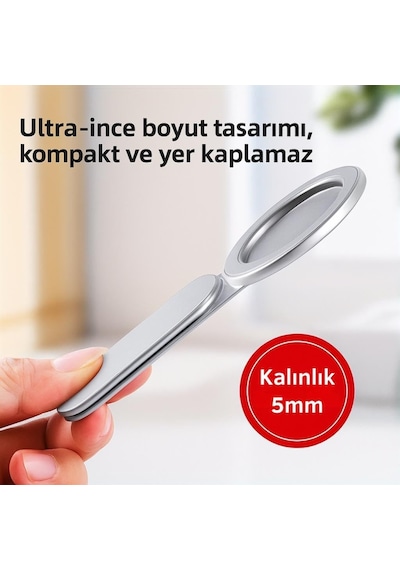 Yapışkanlı Magsafe Uyumlu Laptop Telefon Tutucu Araç Ekran Arkası Telefon Tutucu Monitör Tutucu 2 Mixed