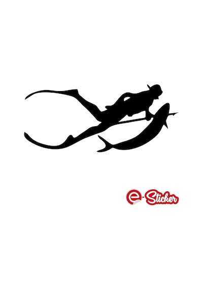 Dalgıç Scuba Diving Oto Sticker Cam Sticker