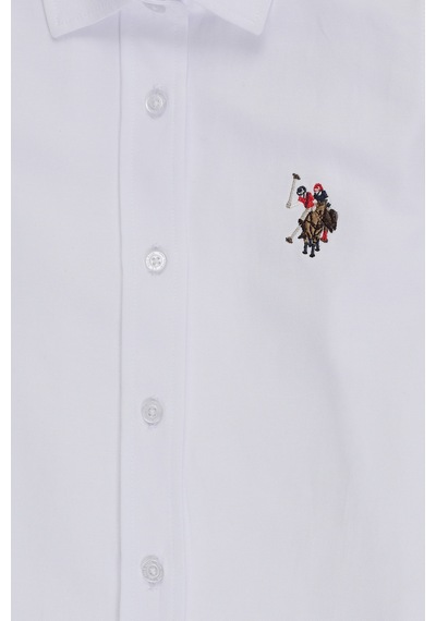 U.S. Polo Assn. U.s. Polo Assn. Kız Çocuk Beyaz Gömlek Basic 50324760-vr013