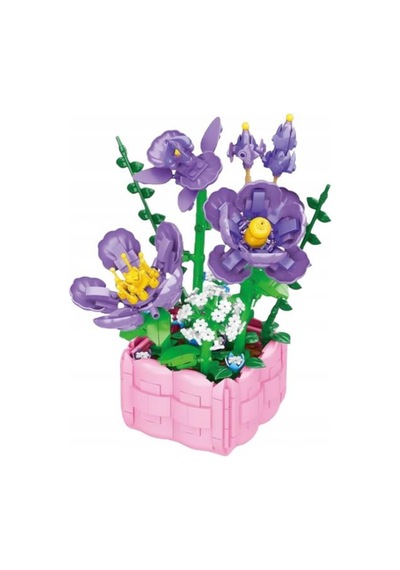 Toys E Toys Flower Studio Gül Çiçek Yapı Blok Seti 550 Parça 9109a