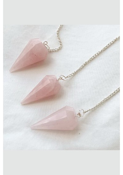 Pembe Kuvars Pandül Sarkaç -  203-7 Altın