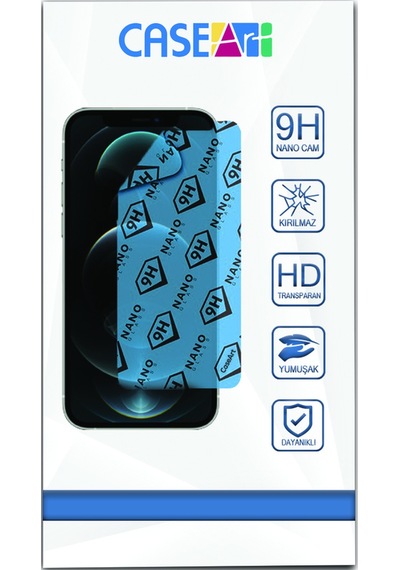 Apple Uyumlu   iPhone 12 Pro ile Nano Ekran Koruyucu Kırılmaz Esnek Cam
