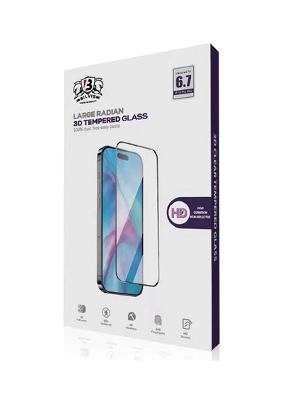 Mey İthalat İphone 15 Pro Bilvis 0.18mm Plus Cam Ekran Koruyucu