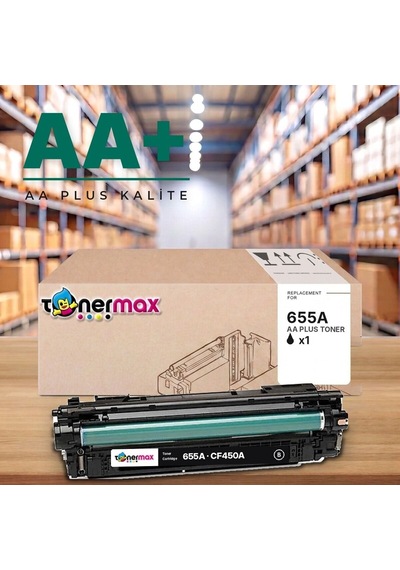 Hp 655a Cf450a Siyah Uyumlu Toner Aa Plus / Color Laserjet Enterprise M652 / M653 / Mfp M681 / M682