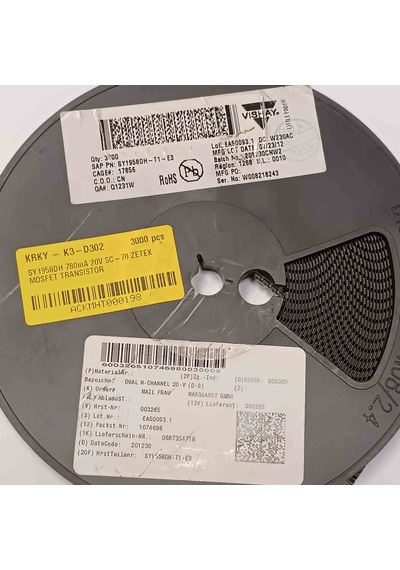 Sy1958dh 780ma 20v Sc-70 Zetex Mosfet Transistör 4 Adet