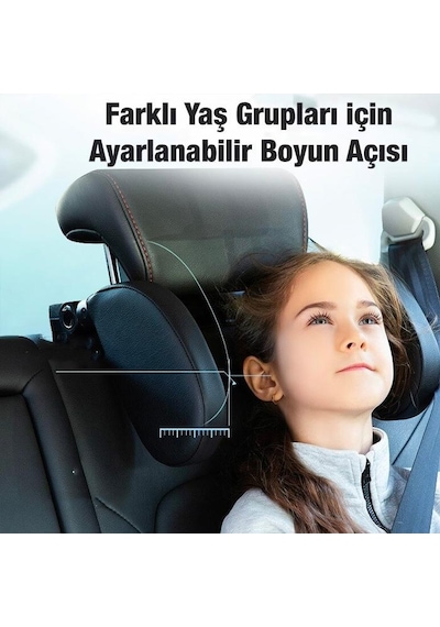 Coofbe Ergonomik Katlanabilir Araç Boyunluk Araç Yastığı Araç Kafalık Araç Uyku Yastığı Araba Seyahat Yastığı
