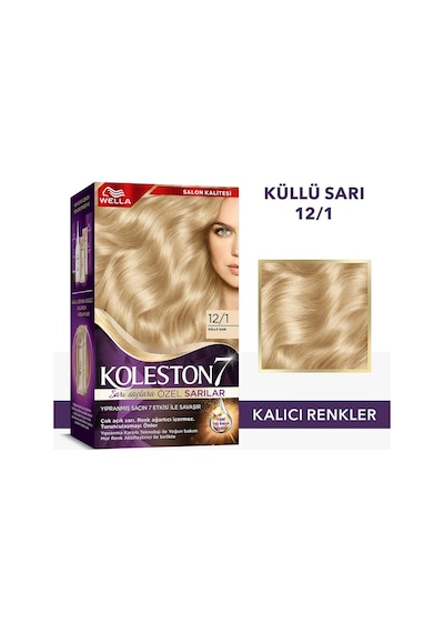 Wella Koleston Supreme Saç Boyası 12/1 Küllü Sarı