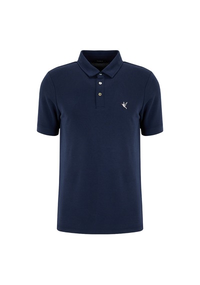 Fabrika Lacivert Erkek Slim Fit Polo T-shirt F6sm-tst 2121
